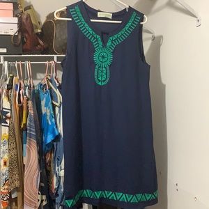 Blue turquoise dress